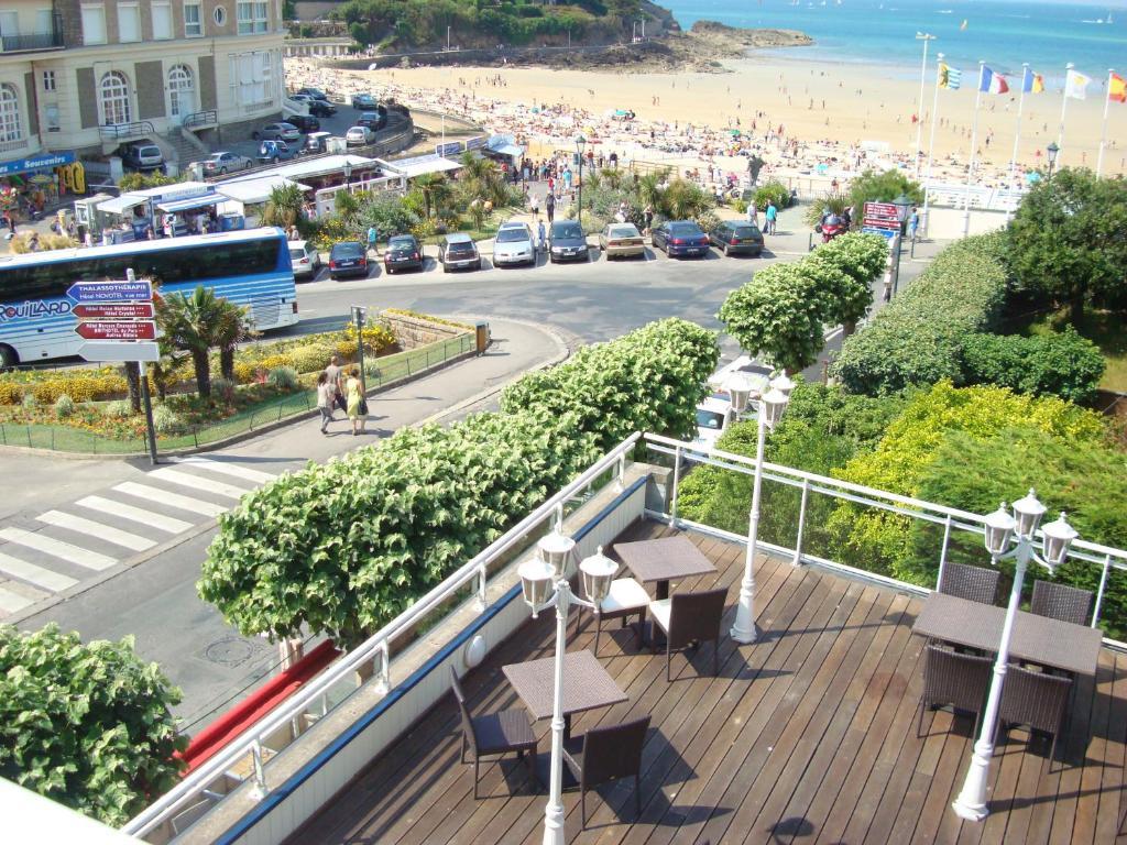 Hotel De La Plage Dinard Esterno foto
